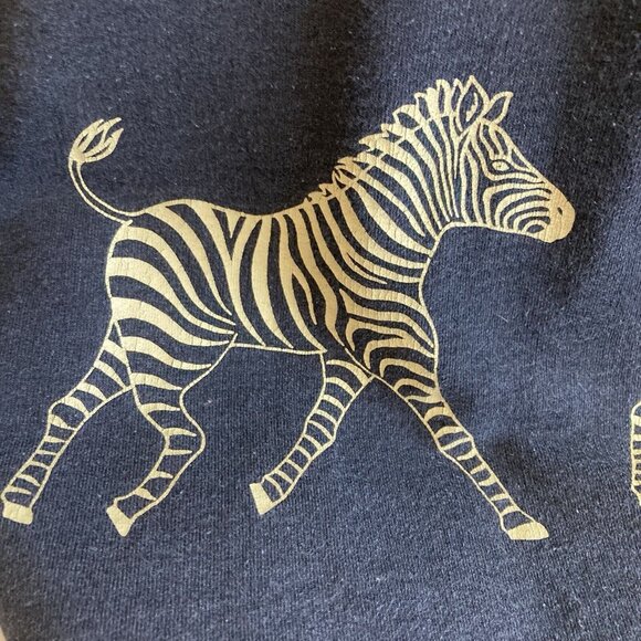 VTG 80s CITE Zebra Graphic Short Sleeve Maxi Dress in Black White Fits Sz M - Picture 3 of 10